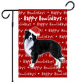 Border Collie Happy Howliday's Garden Flag