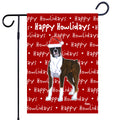 Boxer Happy Howliday's Garden Flag