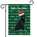 Briard Happy Howliday's Garden Flag