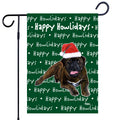 Bullmastiff Happy Howliday's Garden Flag