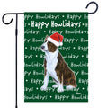 Bull Terrier Happy Howliday's Garden Flag