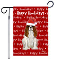 Cavalier King Charles Spaniel Happy Howliday's Garden Flag