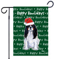 Cavalier King Charles Spaniel Happy Howliday's Garden Flag