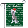 Chinese Crested Happy Howliday's Garden Flag