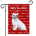 Clumber Spaniel Happy Howliday's Garden Flag