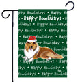 Collie Happy Howliday's Garden Flag