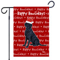 Curly-Coated Retriever Happy Howliday's Garden Flag