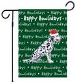 Dalmatian Happy Howliday's Garden Flag