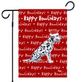 Dalmatian Happy Howliday's Garden Flag