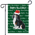 English Toy Spaniel Happy Howliday's Garden Flag
