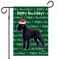 Giant Schnauzer Happy Howliday's Garden Flag
