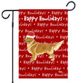 Golden Retriever Happy Howliday's Garden Flag