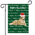 Golden Retriever Happy Howliday's Garden Flag