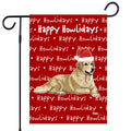 Golden Retriever Happy Howliday's Garden Flag