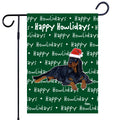 Gordon Setter Happy Howliday's Garden Flag