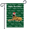 Great Dane Happy Howliday's Garden Flag