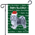 Havanese Happy Howliday's Garden Flag