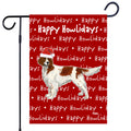Irish Setter Happy Howliday's Garden Flag