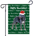 Irish Wolfhound Happy Howliday's Garden Flag