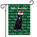 Labrador Retriever Happy Howliday's Garden Flag