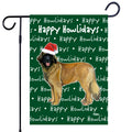 Leonberger Happy Howliday's Garden Flag