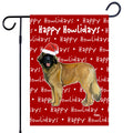 Leonberger Happy Howliday's Garden Flag