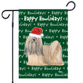 Lhasa Apso Happy Howliday's Garden Flag