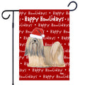 Lhasa Apso Happy Howliday's Garden Flag