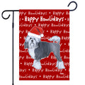 Lowchen Happy Howliday's Garden Flag