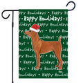 Miniature Pincher Happy Howliday's Garden Flag