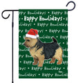 Norwich Terrier Happy Howliday's Garden Flag