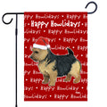 Norwich Terrier Happy Howliday's Garden Flag