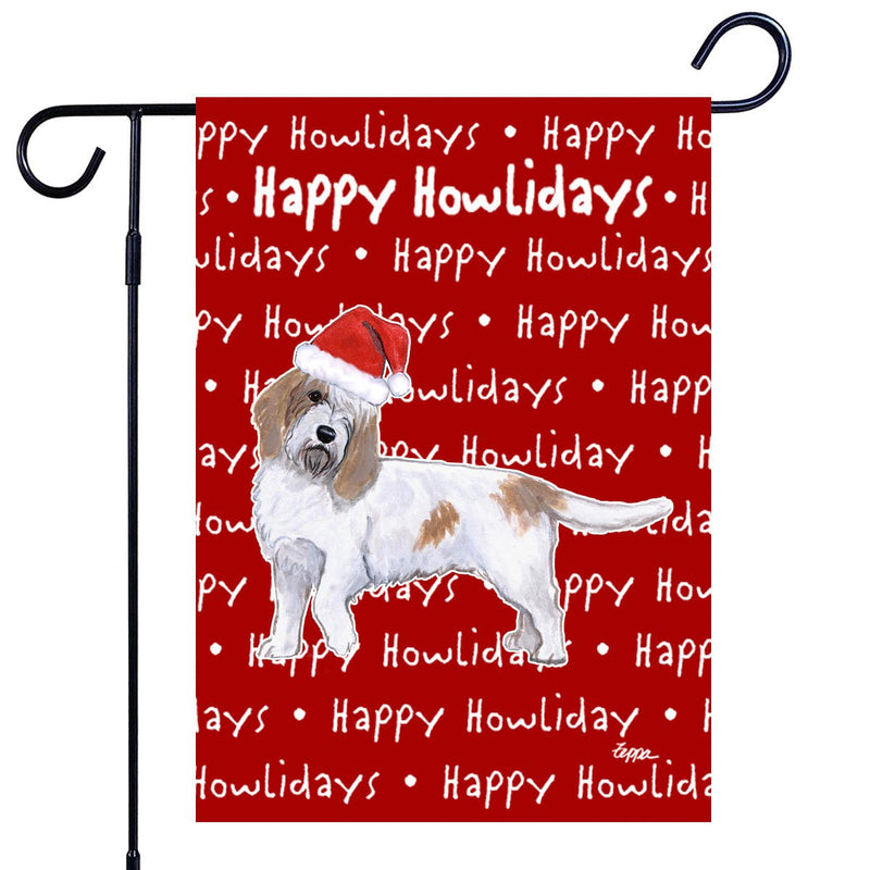 Petite Basset Griffon Vendeen Happy Howliday's Garden Flag