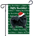 Pomeranian Happy Howliday's Garden Flag