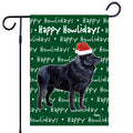 Schipperke Happy Howliday's Garden Flag