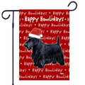 Scottish Terrier Happy Howliday's Garden Flag