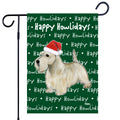 Scottish Terrier Happy Howliday's Garden Flag