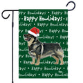 Swedish Valhund Happy Howliday's Garden Flag