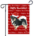 Tibetan Spaniel Happy Howliday's Garden Flag