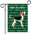 Treeing Walker Coonhound Happy Howliday's Garden Flag