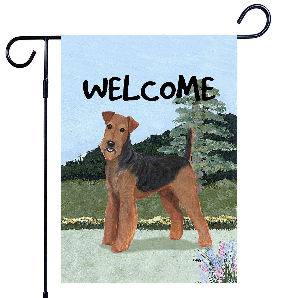 Airedale Terrier Garden Flag | AKC Shop