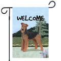 Airedale Terrier Garden Flag