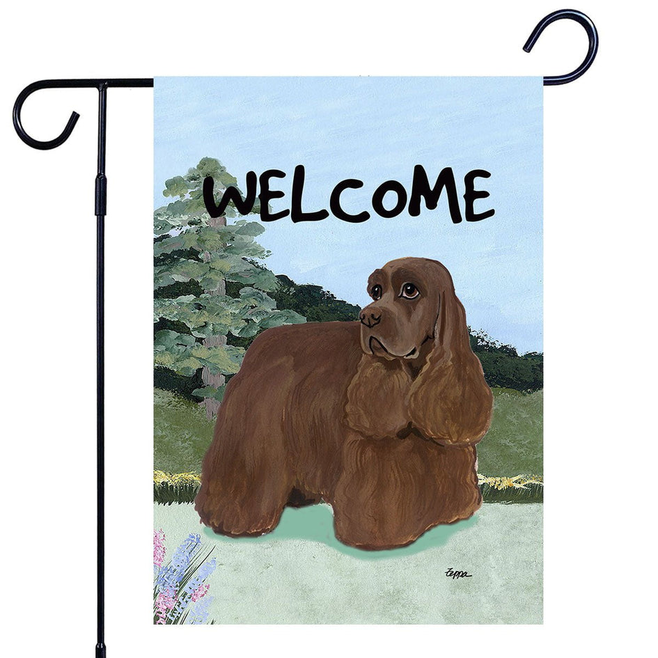 Cocker Spaniel Garden Flag