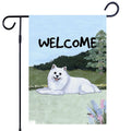 American Eskimo Dog Garden Flag