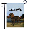 American Water Spaniel Garden Flag