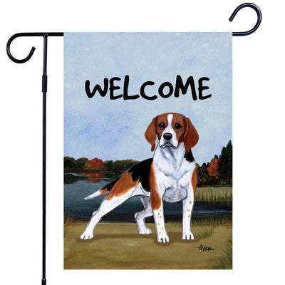Beagle Garden Flag