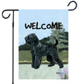 Black Russian Terrier Garden Flag