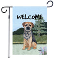 Border Terrier Garden Flag