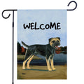 Border Terrier Garden Flag