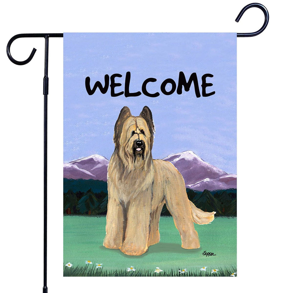 Briard Garden Flag